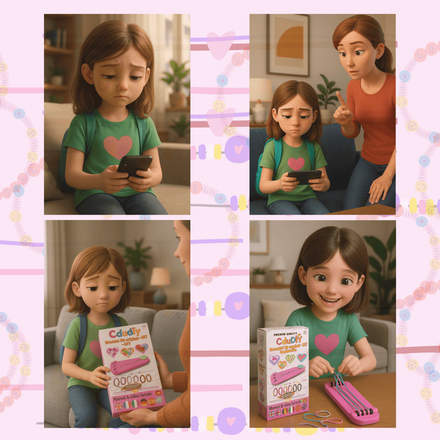 Activité créative fille