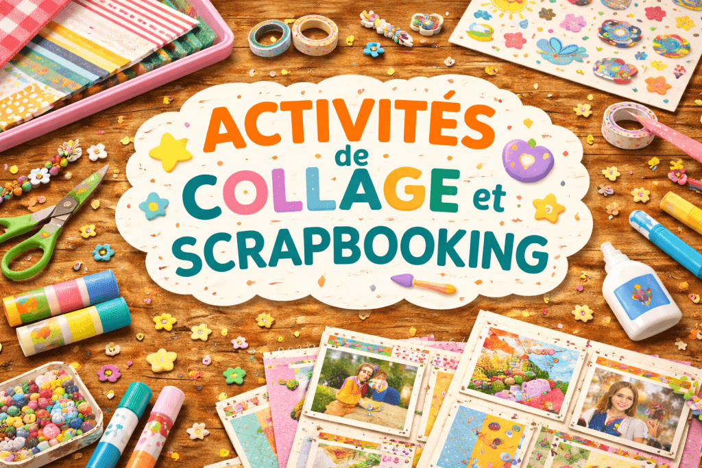 Activités de collage et scrapbooking