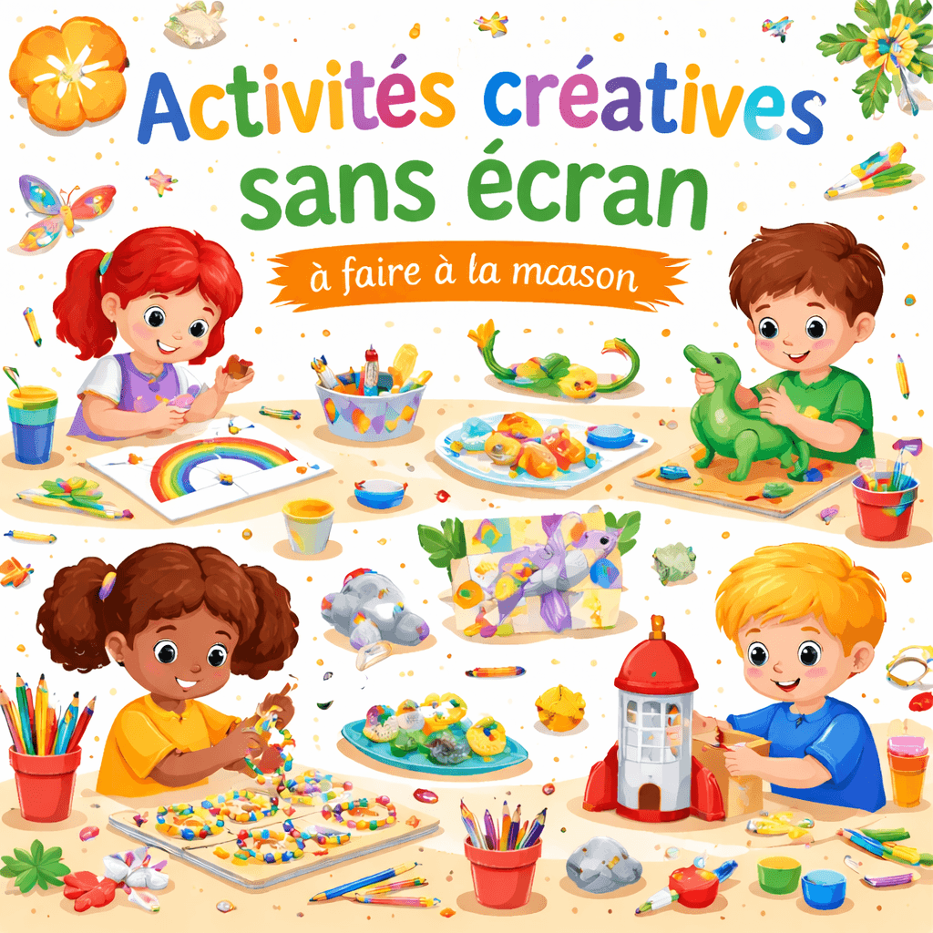 Activité manuelle sans écran pour enfant